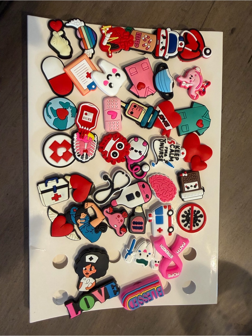 Nurse Shoe Charms Crocs Style Nursing RN CNA LPN Lot
